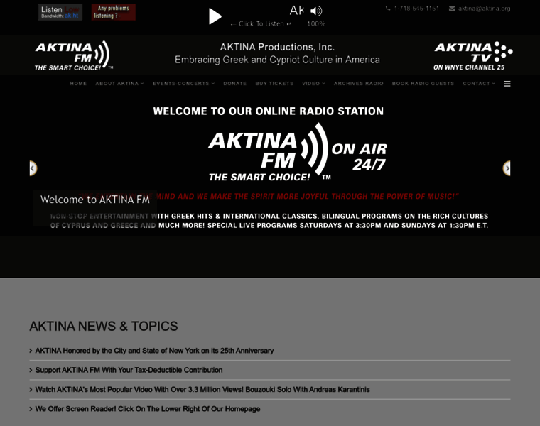 Aktina.org thumbnail