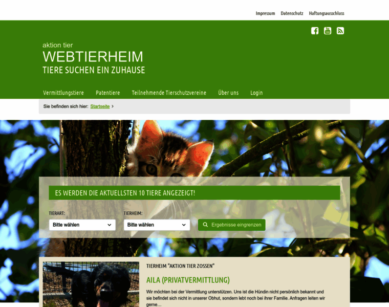 Aktiontier-webtierheim.org thumbnail