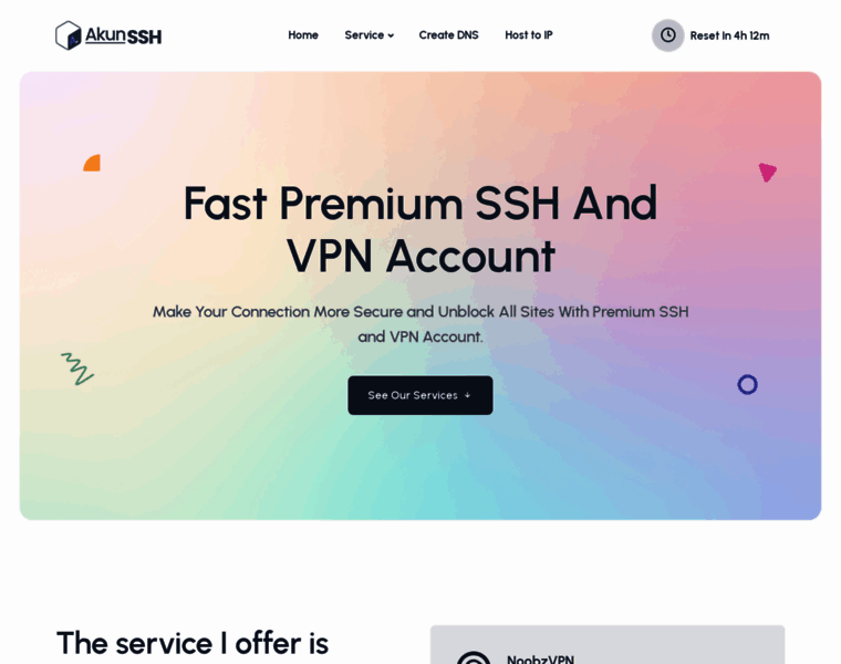 Akunssh.net thumbnail