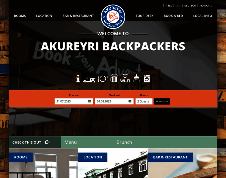 Akureyribackpackers.com thumbnail