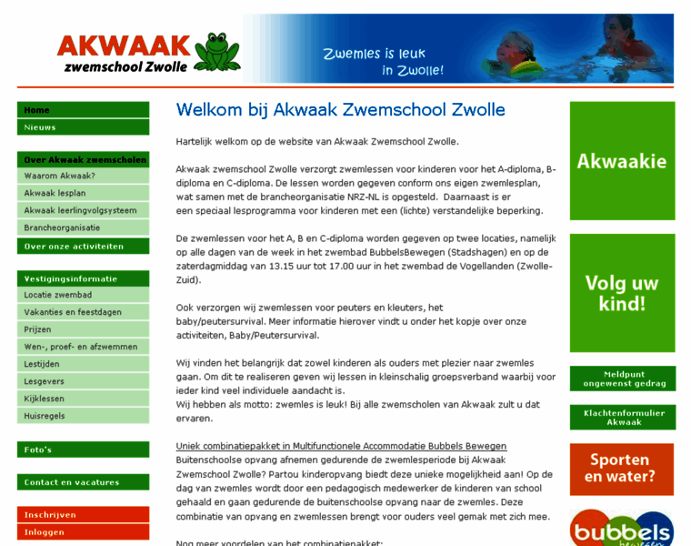 Akwaakzwolle.nl thumbnail