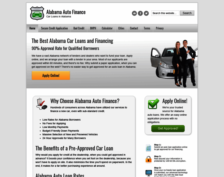 Alabamaautofinance.com thumbnail
