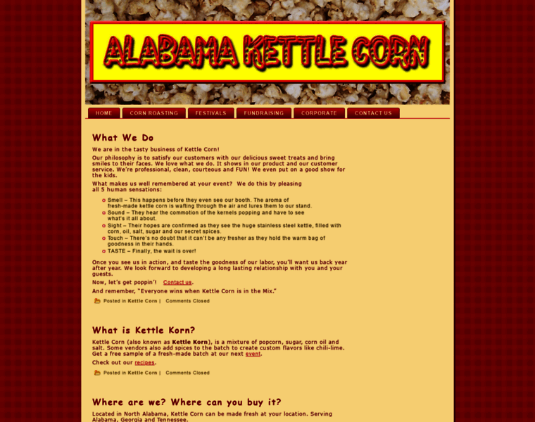 Alabamakettlecorn.com thumbnail