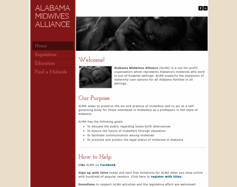 Alabamamidwivesalliance.org thumbnail