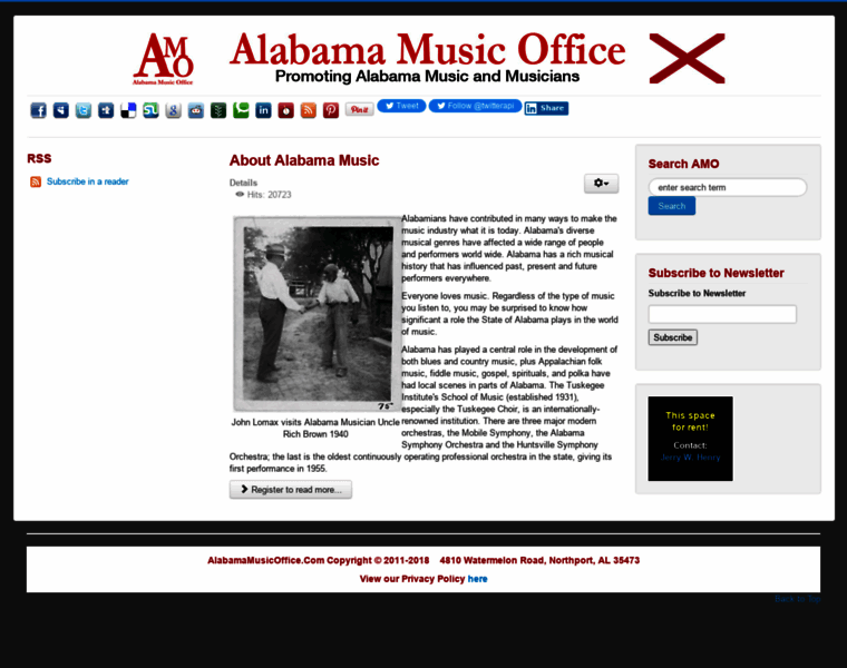Alabamamusicoffice.com thumbnail