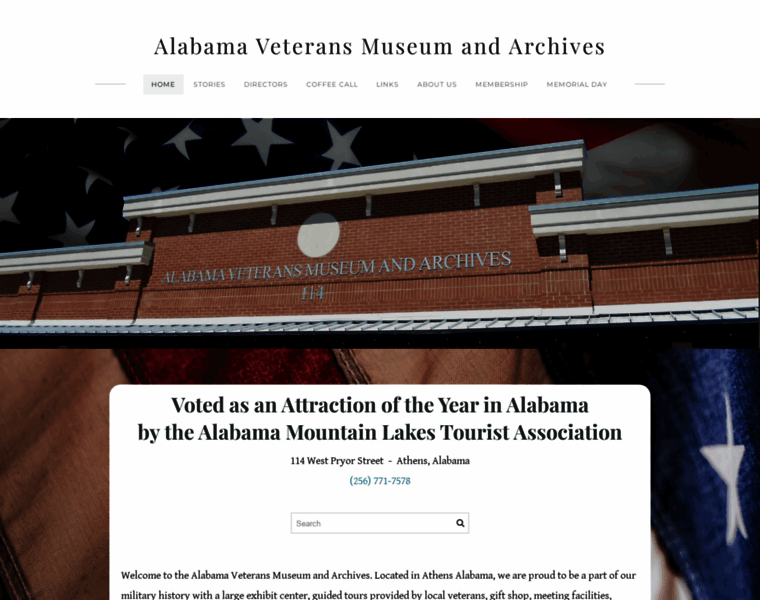 Alabamaveteransmuseum.com thumbnail
