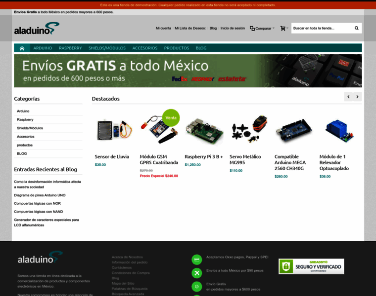 Aladuino.com.mx thumbnail