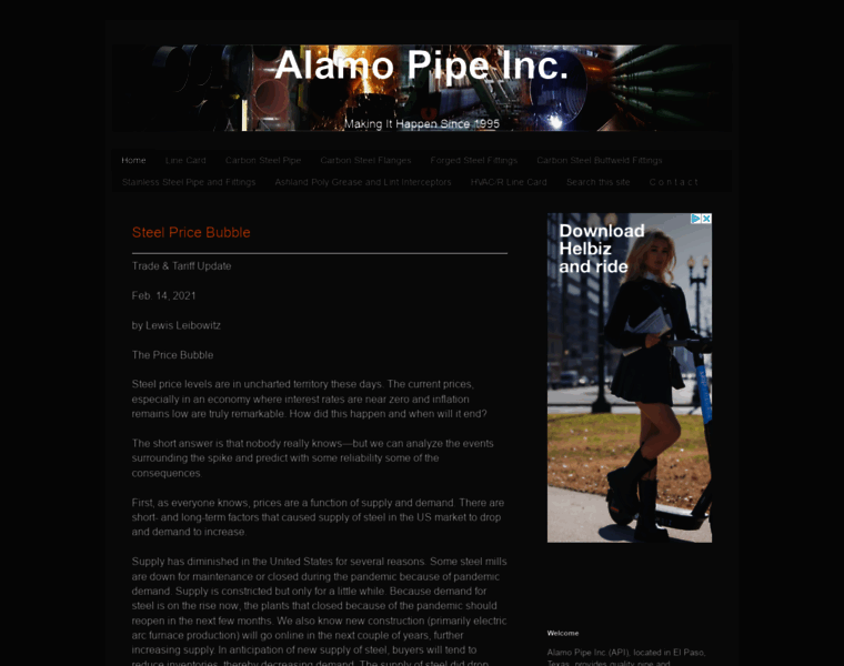 Alamopipe.com thumbnail