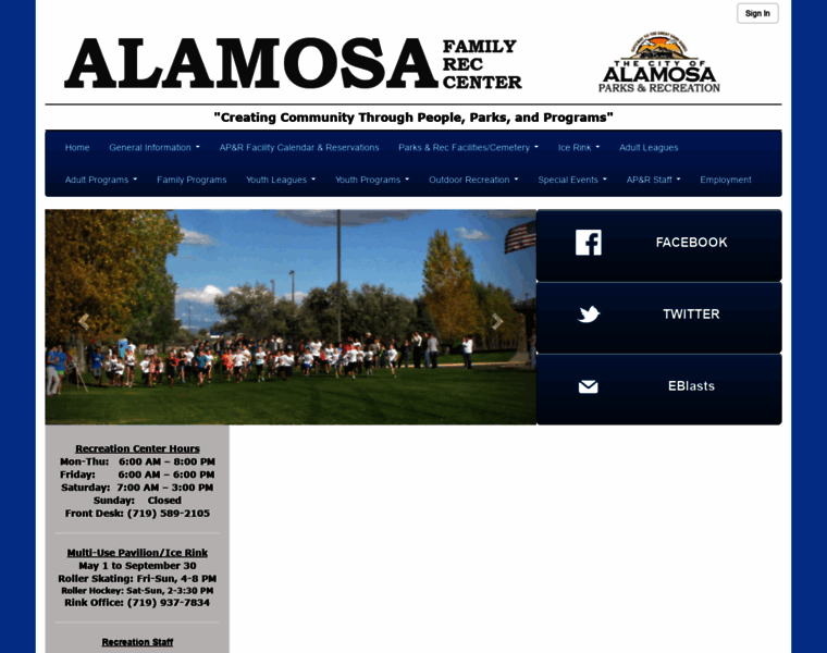 Alamosarec.org thumbnail