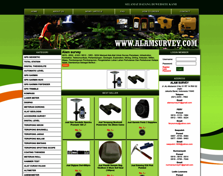 Alamsurvey.com thumbnail