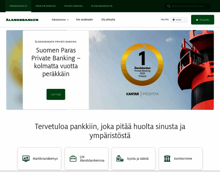 Alandsbanken.fi thumbnail