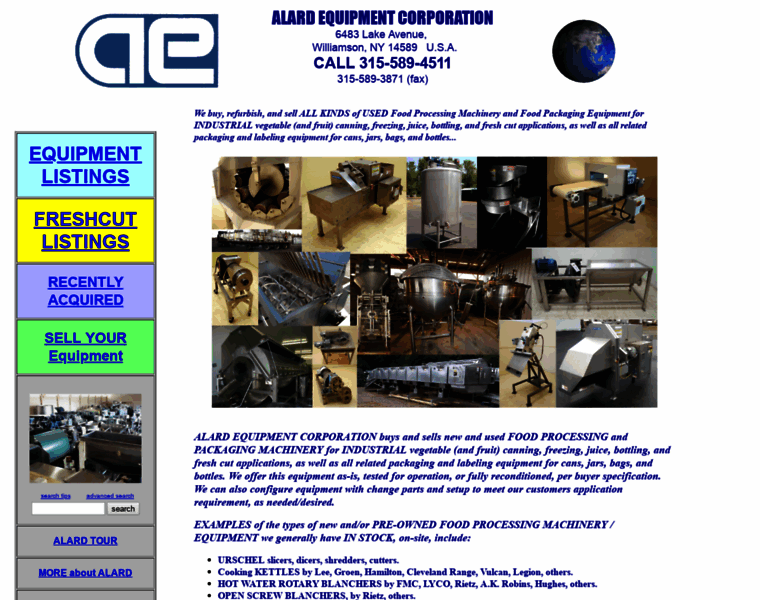 Alard-equipment.com thumbnail