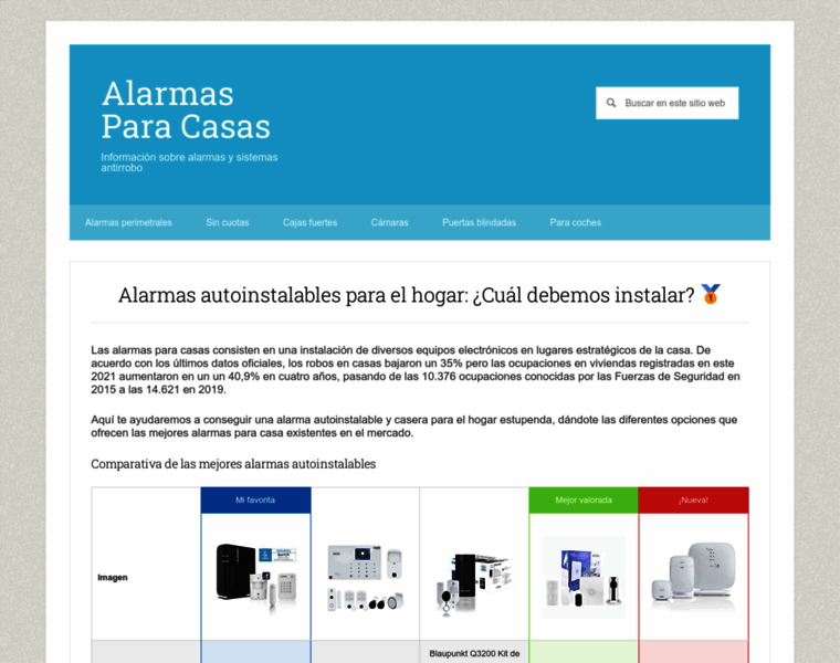 Alarmasparacasas.com thumbnail