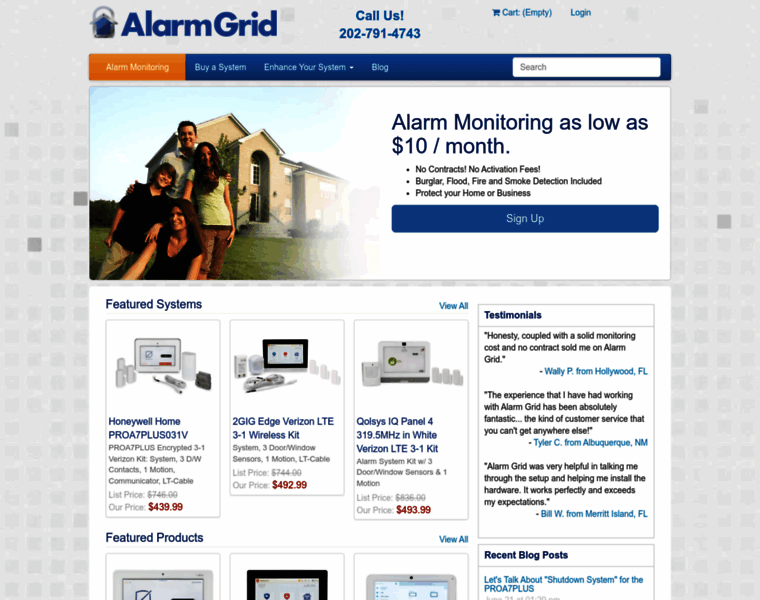 Alarmgrid.com thumbnail