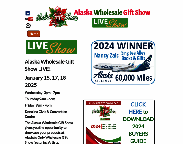 Alaskagiftshow.com thumbnail
