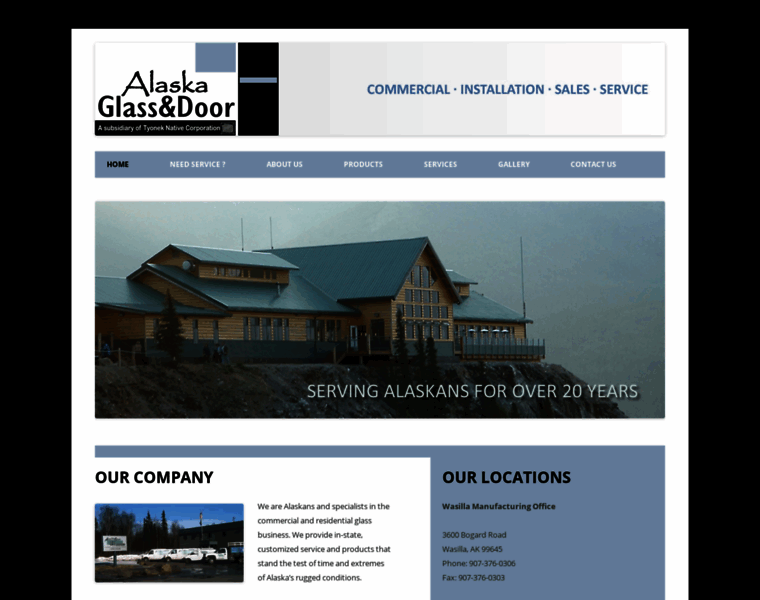 Alaskaglassanddoor.com thumbnail