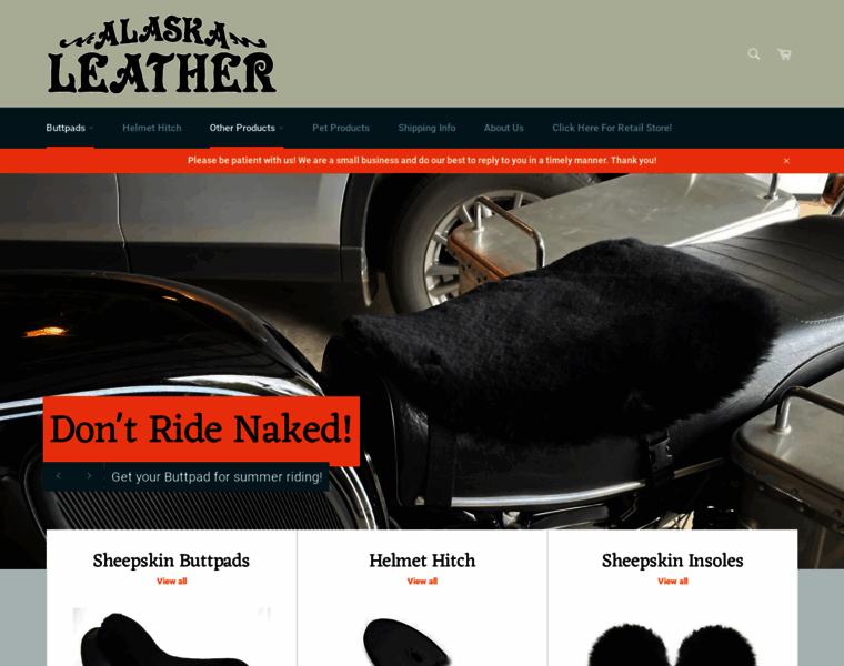 Alaskaleather.com thumbnail