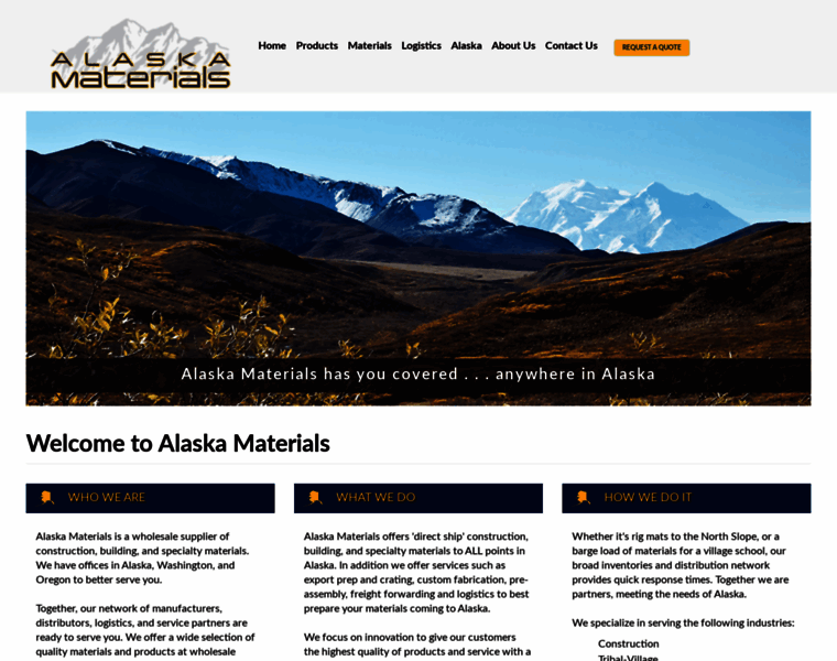 Alaskamaterials.com thumbnail