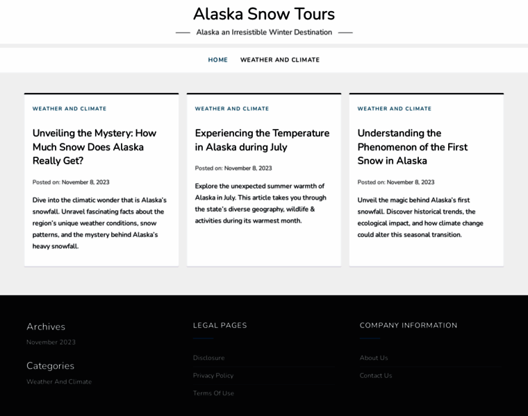 Alaskasnowtours.com thumbnail