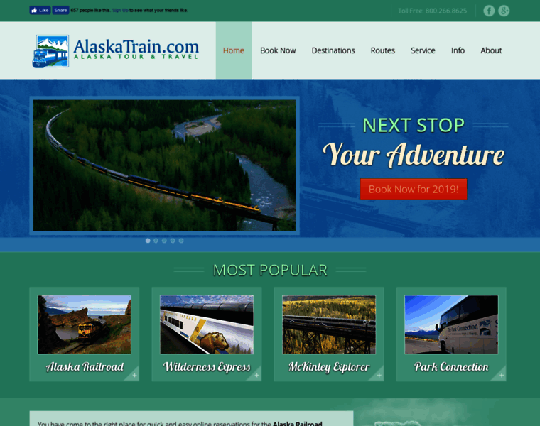 Alaskatrain.com thumbnail