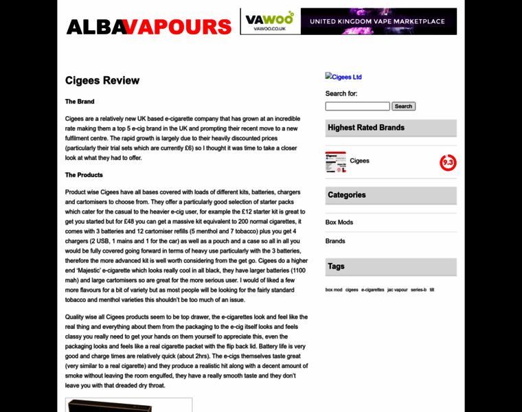 Alba-vapours.co.uk thumbnail Alba-vapours.co.uk thumbnail