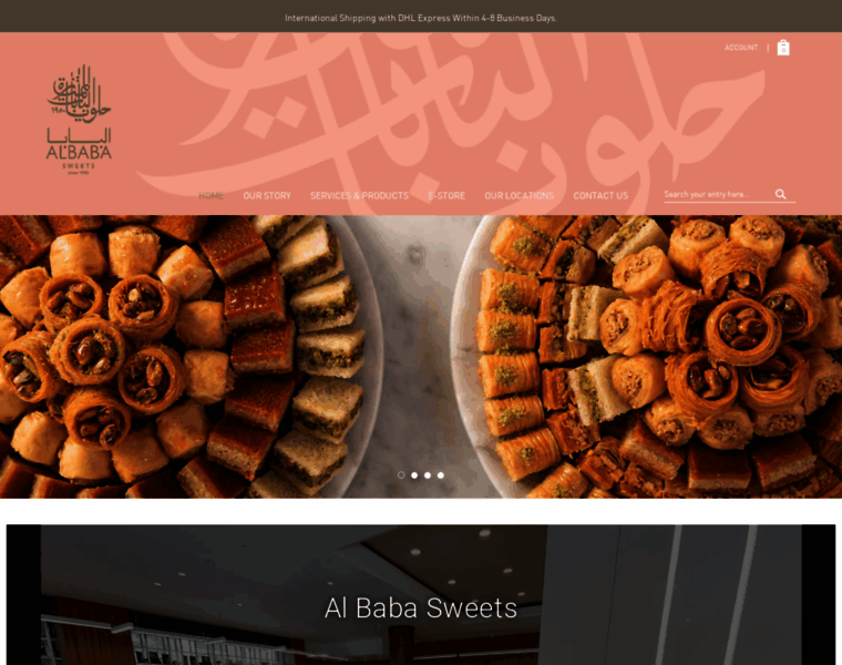 Albaba-sweets.com thumbnail