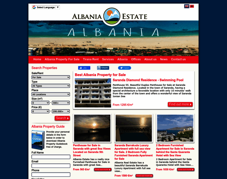 Albania-estate.com thumbnail