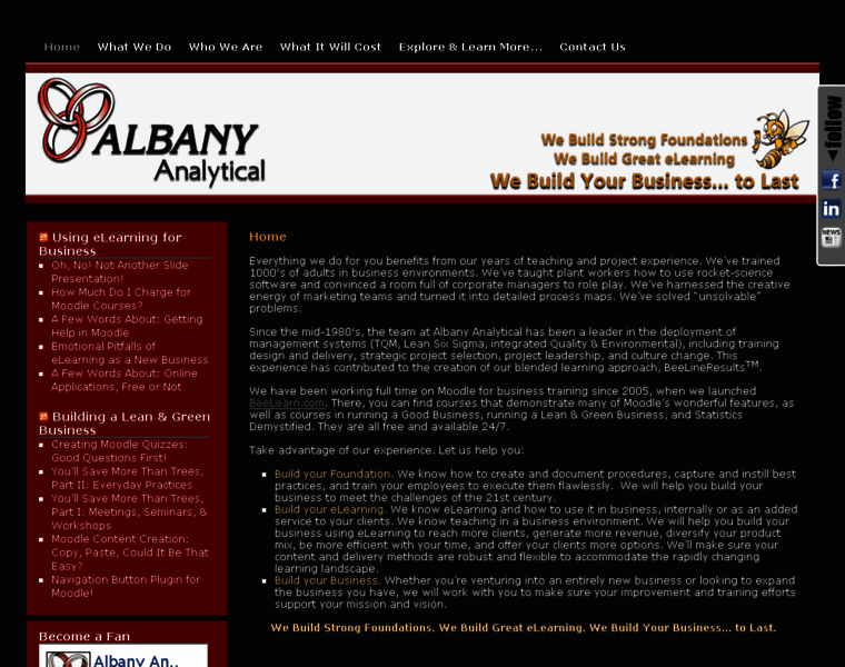 Albanyanalytical.com thumbnail