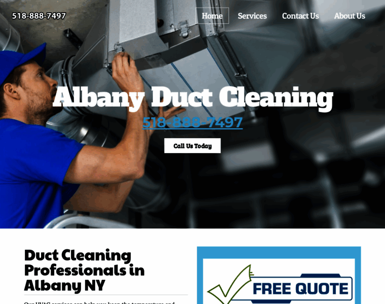 Albanyductcleaning.com thumbnail