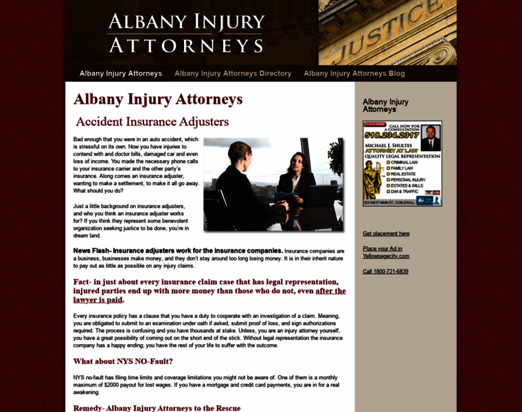 Albanyinjuryattorneys.org thumbnail