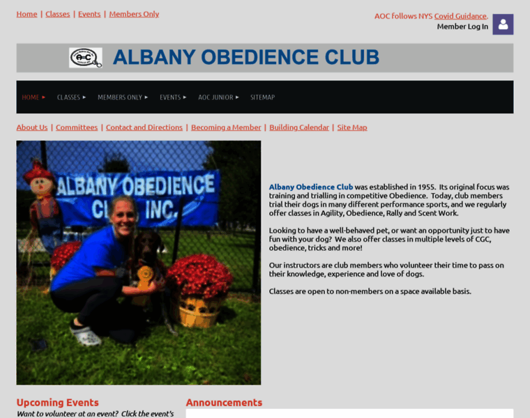 Albanyobedience.com thumbnail