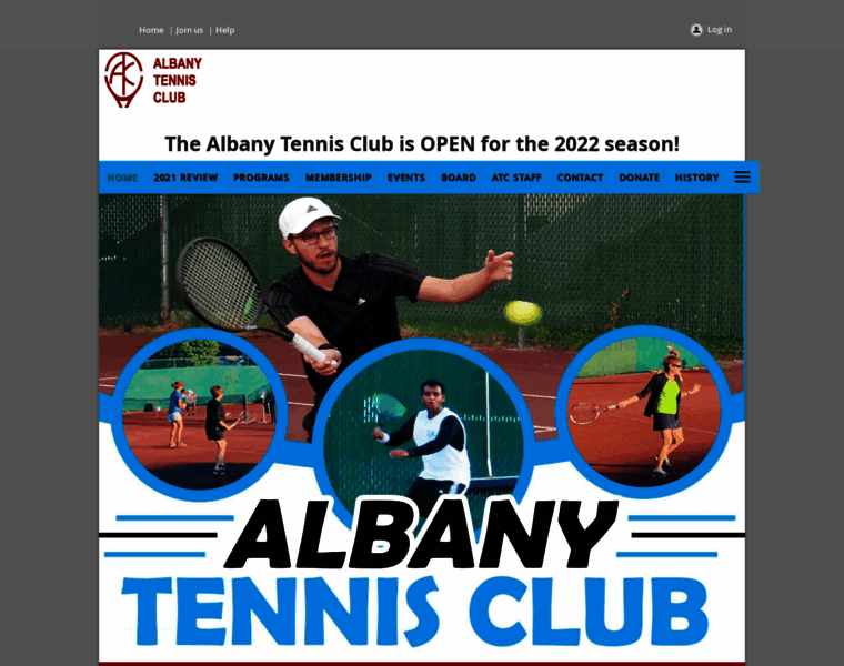 Albanytennisclub.com thumbnail