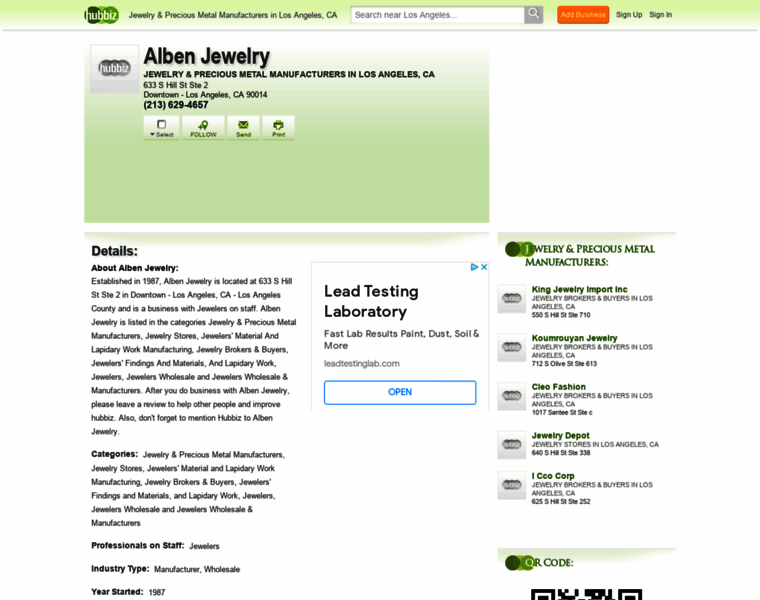 Alben-jewelry.hub.biz thumbnail
