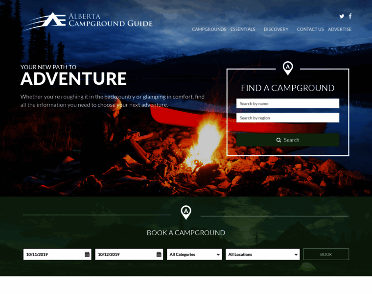 Albertacampgroundguide.ca thumbnail