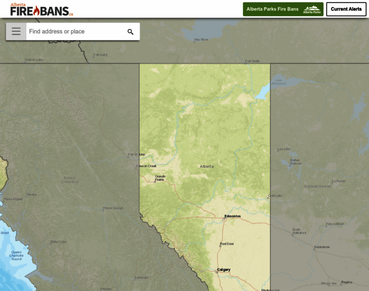 Albertafirebans.ca thumbnail