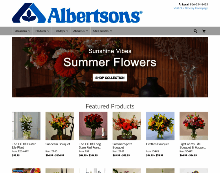 Albertsonsflowers.net thumbnail
