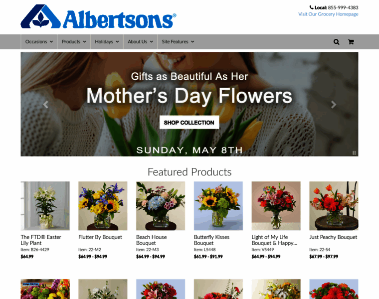 Albertsonssocalflowers.com thumbnail