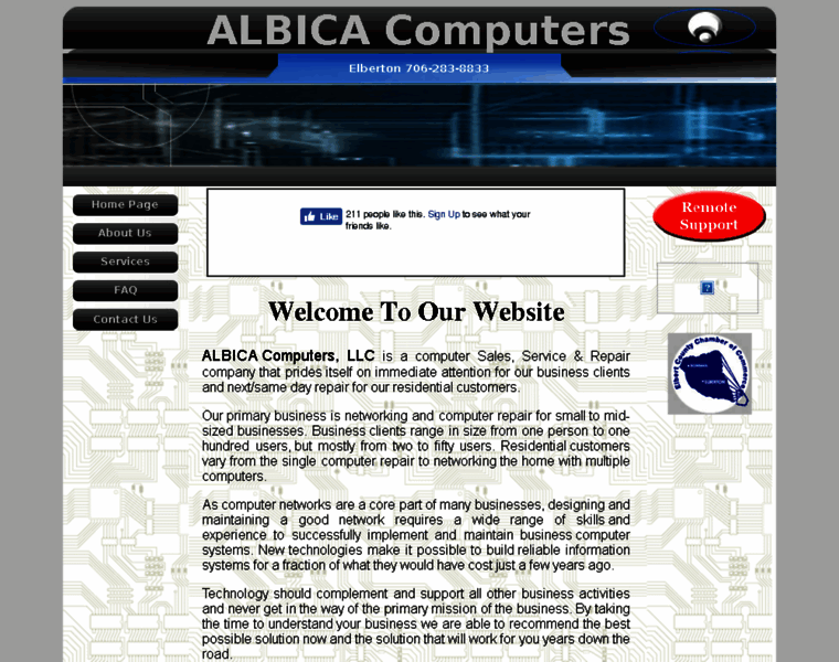 Albicacomputers.com thumbnail