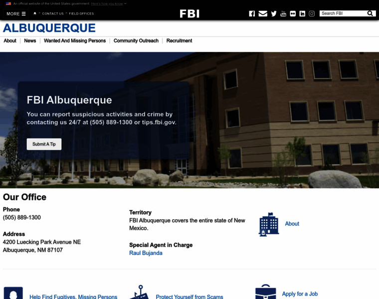 Albuquerque.fbi.gov thumbnail