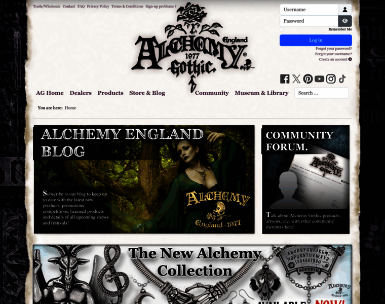 Alchemygothic.com thumbnail
