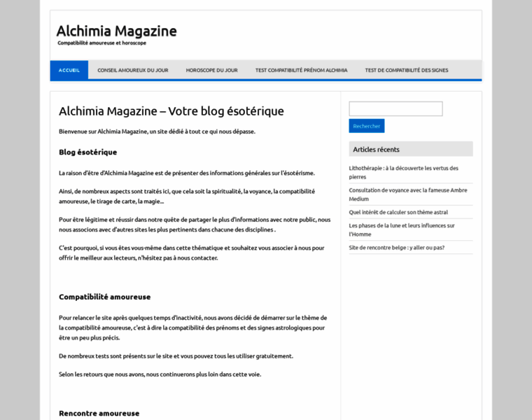 Alchimia-magazine.com thumbnail
