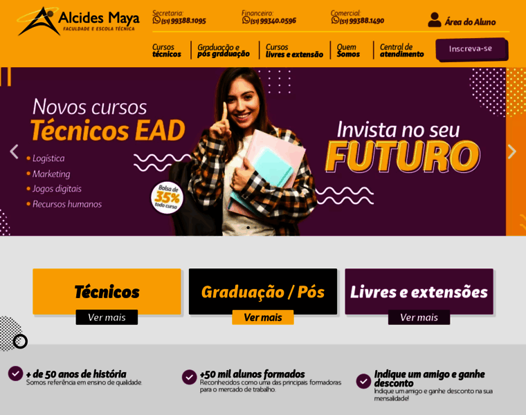 Alcidesmaya.edu.br thumbnail