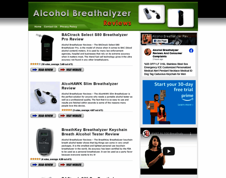 Alcoholbreathalyzerreviews.com thumbnail