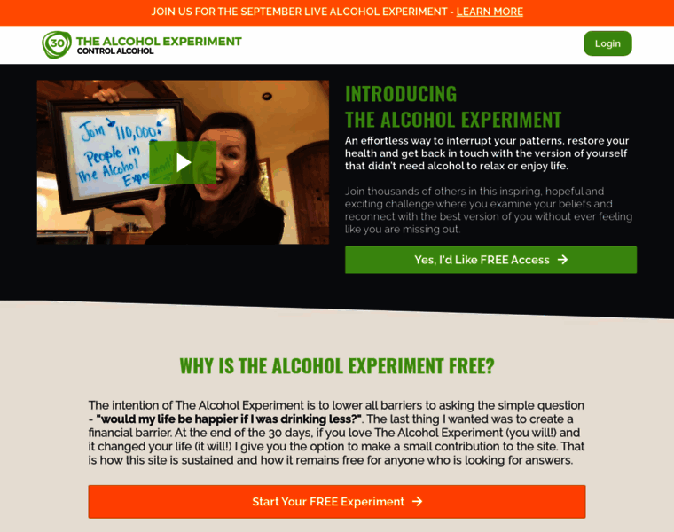 Alcoholexperiment.com thumbnail