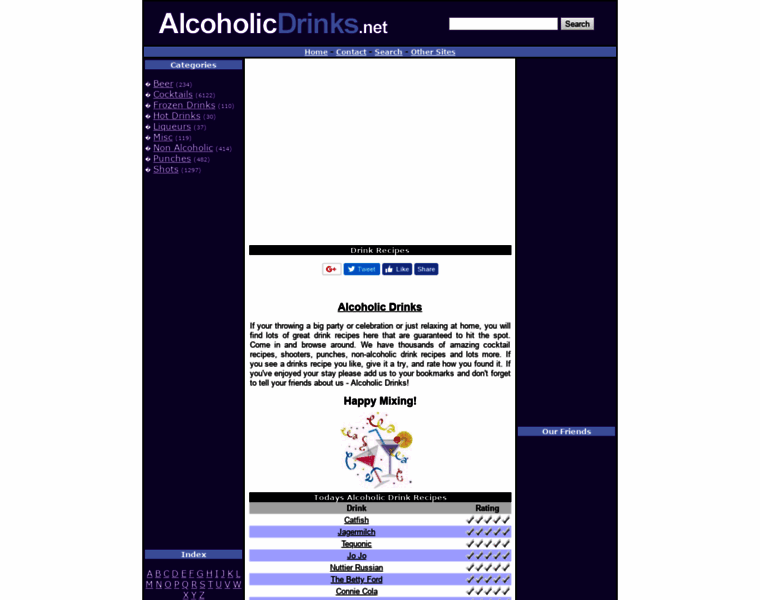 Alcoholicdrinks.net thumbnail