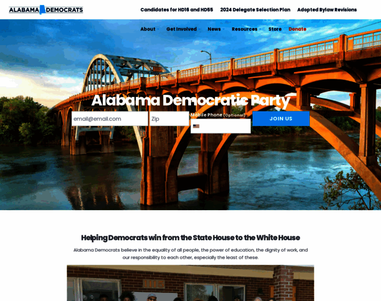 Aldemocrats.org thumbnail