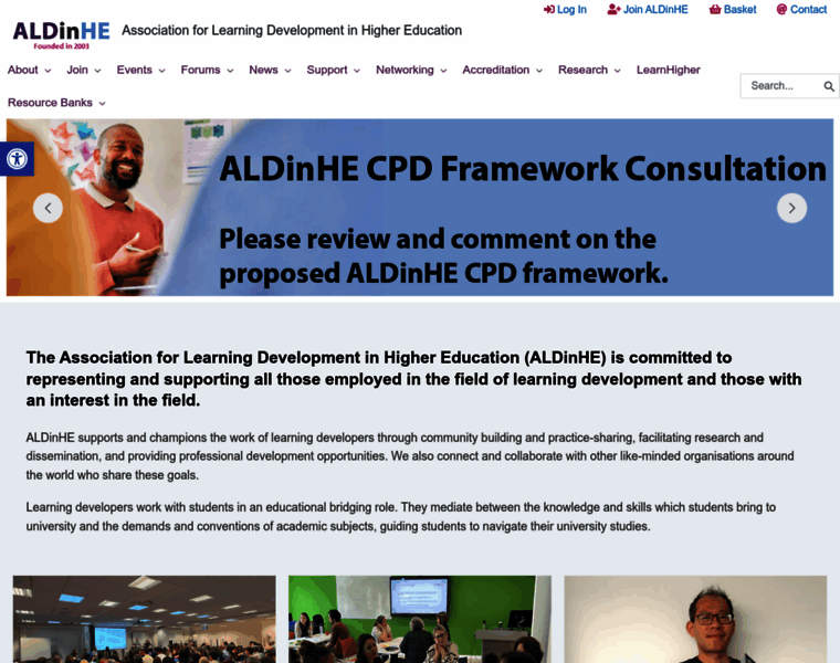 Aldinhe.ac.uk thumbnail