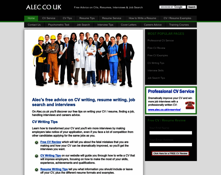 Alec.co.uk thumbnail