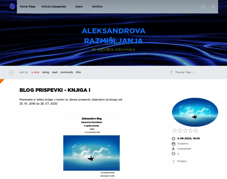 Aleksandervolavsek.com thumbnail