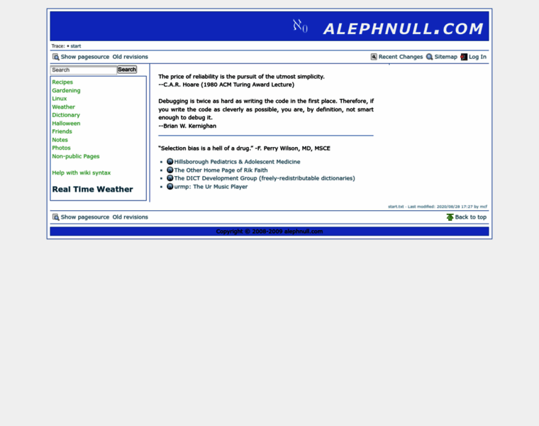 Alephnull.com thumbnail